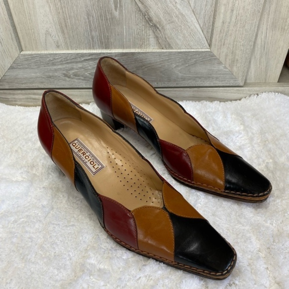 Quercioli Firenze Black Brown Leather US 7.5-8